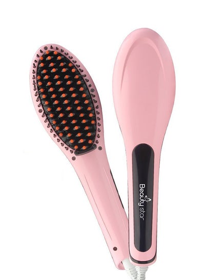 Buy Hair Straightener With LCD Display Black/Pink in Saudi Arabia