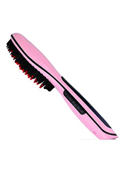 Buy Hair Straightening Brush Pink in Saudi Arabia