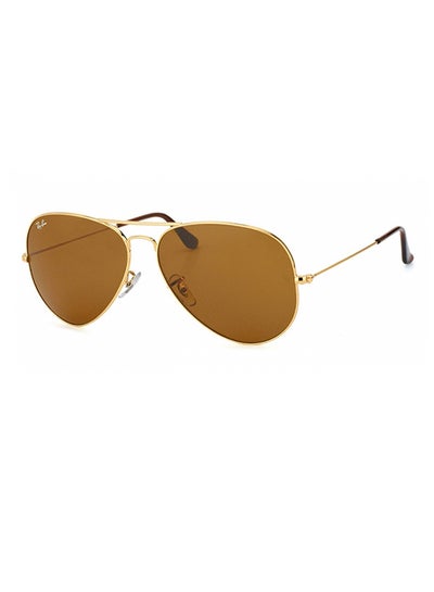 Buy Aviator Sunglasses - RB3025 001/33 55 - Lens Size: 55 mm - Gold in Saudi Arabia