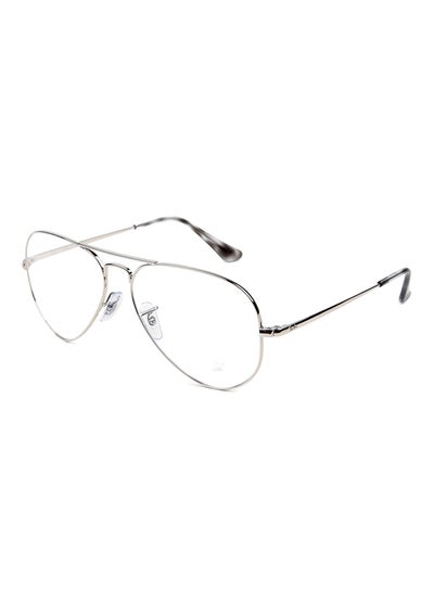 Buy Aviator Eyeglass Frame - Lens Size: 58 mm in Saudi Arabia