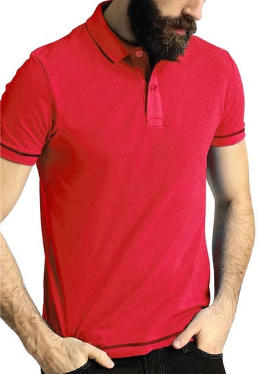 Buy Polo T-shirt Red in UAE