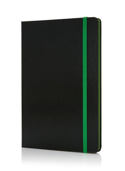 Buy HardCover A5 Ruled Notebook Black in UAE