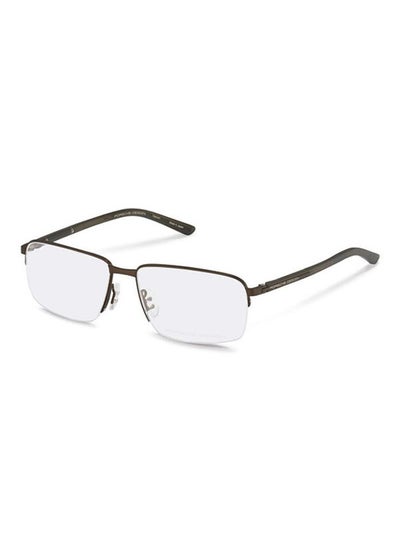Buy unisex Semi-Rimless Eyeglass Frame P8316-D-55 in Saudi Arabia