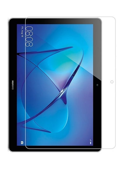 Buy Tempered Glass Screen Protector For Huawei MediaPad T3 10 9.6-Inch Clear in Saudi Arabia