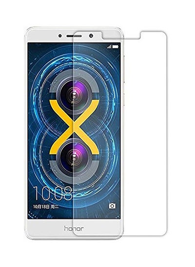 Buy Tempered Glass Screen Protector For Huawei Honor 6X Clear in Saudi Arabia