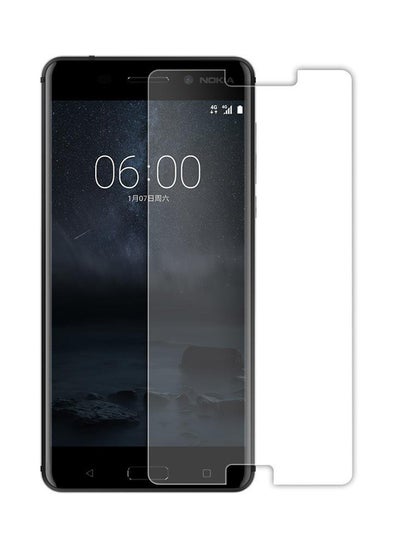 Buy Tempered Glass Screen Protector For Nokia 8 Clear in UAE