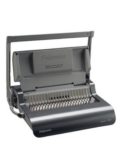 Buy Quasar+ 500 Comb Binder Silver/Black in UAE