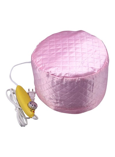 Buy Hair Mask Heated Cap Pink in Saudi Arabia