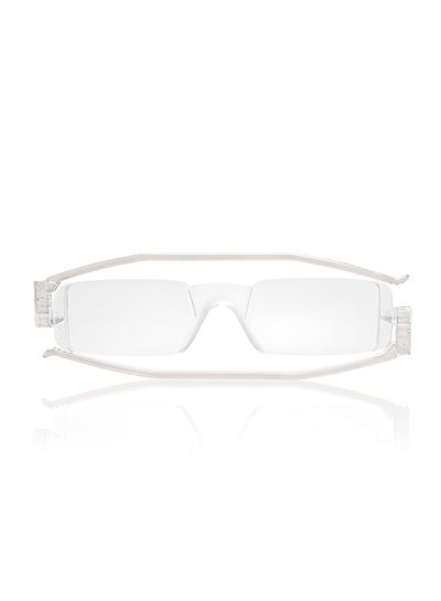 Buy Rectangular Frame Reading Glasses White +2.50 in Saudi Arabia