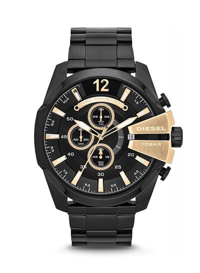 Buy Men's Master Chief Round Shape Stainless Steel Chronograph Wrist Watch 51 mm - Black - DZ4338 in Saudi Arabia