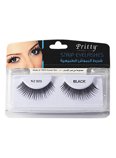 Buy Strip Eyelashes 20 Black in UAE