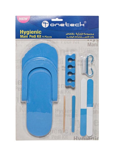 Buy Manicure And Pedicure Kit Blue/White in UAE