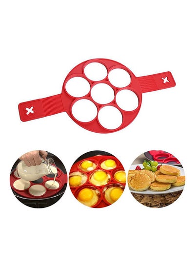 Buy Multi Purpose Perfect Non-Stick Mould Red 10x4x3inch in UAE