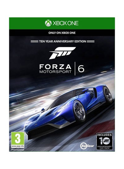 Buy Forza Motorsport 6 Ten Year Anniversary Edition (Intl Version) - Racing - Xbox One in UAE