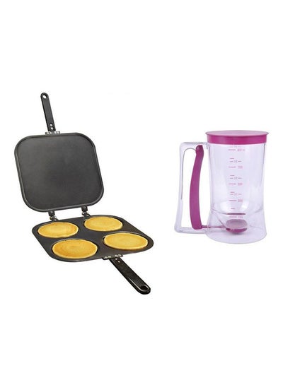 Buy Pancake Maker With Cake Batter Dispenser 2724315217615 Black in UAE