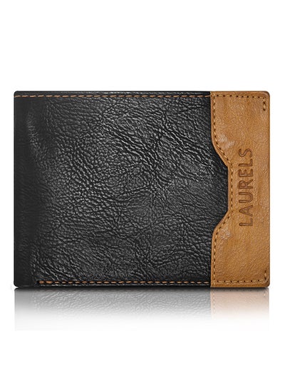 Buy Tusk Bi-Fold Wallet Black/Brown in UAE