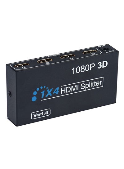 Buy 1x4 HDMI Splitter Black in Egypt