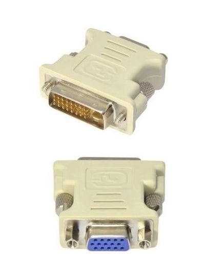 Buy VGA To DVI Connector White in Saudi Arabia