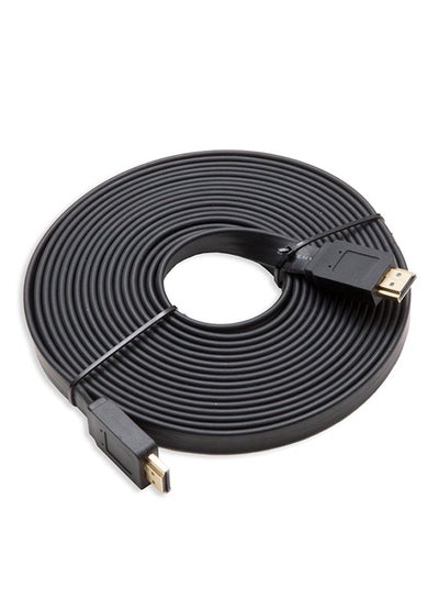 اشتري كابل HDMI مسطح ذكر إلى ذكر أسود في مصر