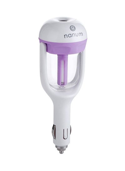 Buy Car Plug Air Humidifier Purple/White in UAE