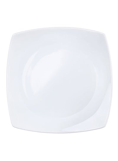 Buy Porcelain Etienne Dessert Plate White 20х20centimeter in UAE