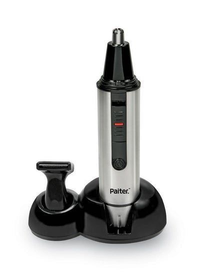 Buy Nose And Ear Trimmer - Safe and Effective Grooming for a Well-Maintained Look ES-702, Silver in UAE