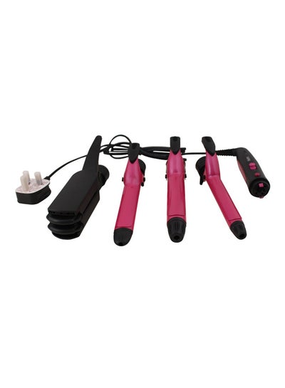 Buy 7-In-1 Hair Styling Kit Pink/Black in UAE