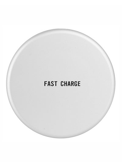 Buy Q16 Wireless Charger Qi Wireless Charging Pad Stand For iPhone 8 Plus X/Galaxy S8 Plus White in UAE