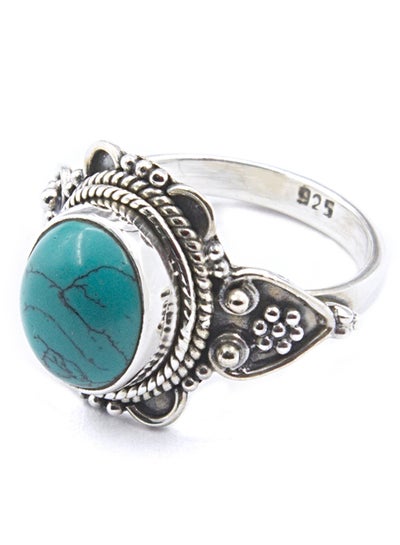 925 Sterling Silver Turquoise Ring price in Saudi Arabia | Noon