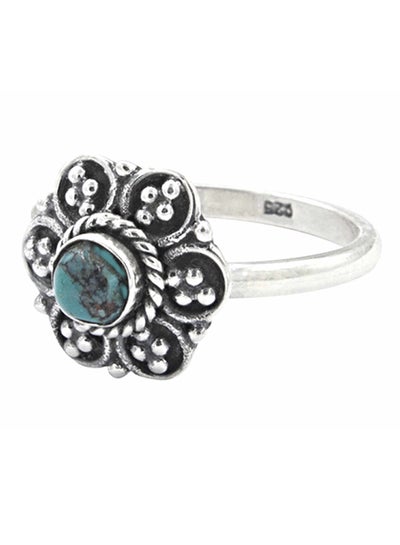 925 Sterling Silver Nepali Style Turquoise Ring price in Saudi