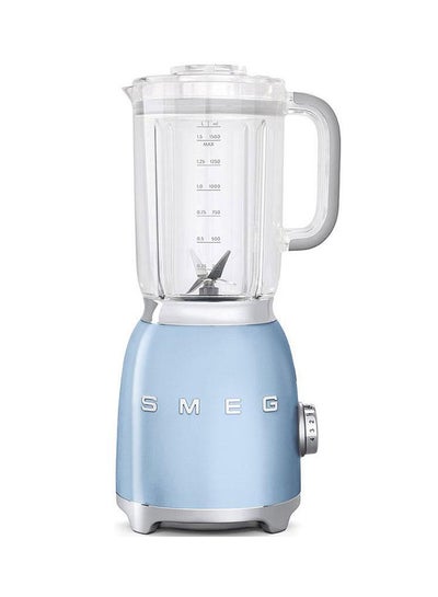 Buy 50's Retro Style Aesthetic Blender 1.5 L 800.0 W BLF01PBUK Pastel Blue in UAE