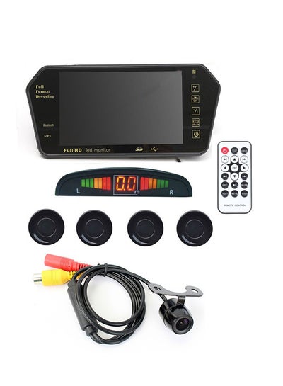 Buy 7-Inch TFT HD Rearview Mirror Monitor With Camera And Sensors in UAE