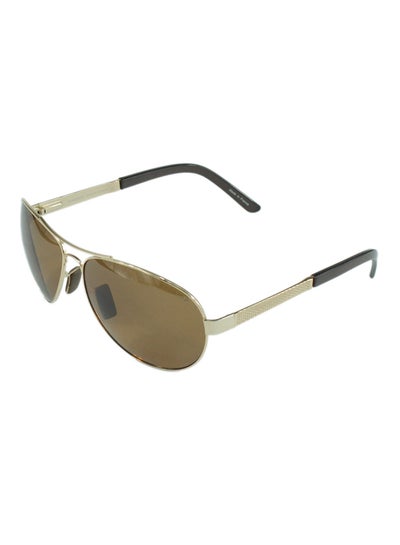 Buy Men's Aviator Polarized Sunglasses - Lens Size: 55 mm in Saudi Arabia