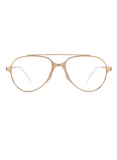 Buy men Full Rim Aviator Eyeglass Frame - Lens Size: 53 mm in UAE