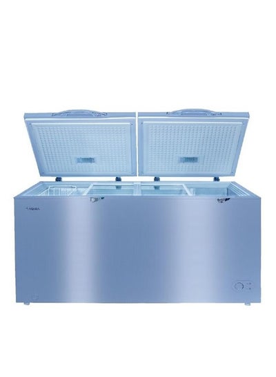 Buy Double Door Chest Freezer 550L VCF550 Titanium Silver in UAE