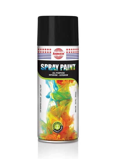 Buy 12-Piece Spray Paint Set Black 280grams in UAE