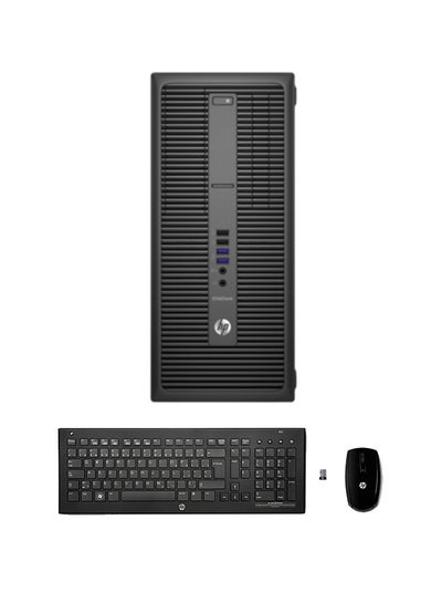 Buy ELITE-800 G2-P1G41EA-TWR Tower PC Core i5 Processor/4GB RAM/500GB HDD/Integrated Graphics With Keyboard And Mouse Black in UAE