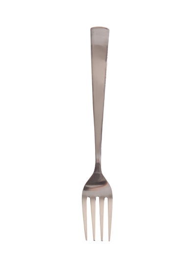 Buy 6-Piece Impress Dessert Fork Set Silver 18.5cm in UAE