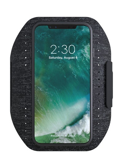 Buy Sports Armband For Apple iPhone XS/X Black in UAE