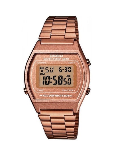 Buy Women's Water Resistant Stainless Steel Digital Watch B640WC-5A - 35 mm - Rose Gold in Egypt