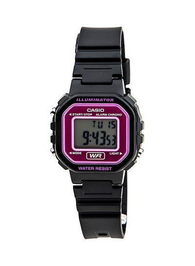 Buy Girls' Resin Digital Quartz Watch LA-20WH-4ADF - 30 mm - Black in UAE