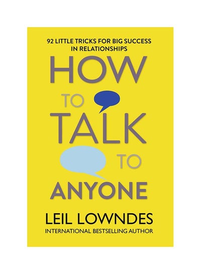 اشتري How To Talk To Anyone - Paperback English by Leil Lowndes - 2007 في مصر