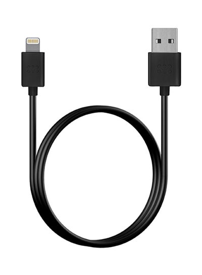 Buy Lightning To USB Cable Charge And Sync Cable For iPhone 7, 7 Plus, 6s, 6s Plus, iPad, iPod Black in UAE