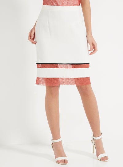 Buy Liana Skirt White in Saudi Arabia