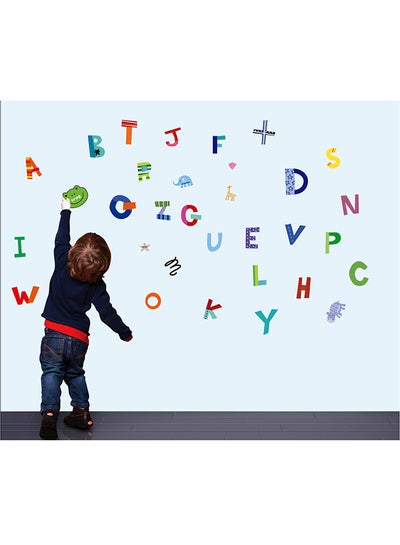 اشتري Colourful Alphabets Wall Decal متعدد الألوان 50x70 سنتيمتر في الامارات