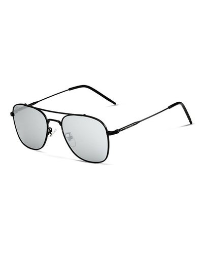 Buy Men's Full Rim Polarized Aviator Sunglasses - Lens Size: 53 mm in Saudi Arabia