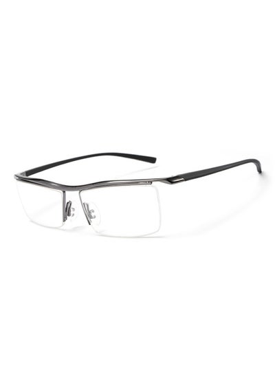 Buy Semi-Rimless Rectangular Frame Reading Glasses in UAE