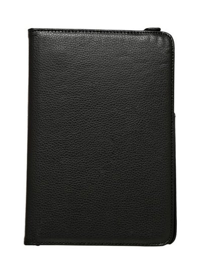 Buy 360-Degree Rotating Stand Flip Case Cover For Samsung Galaxy Tab A T350/T355 Black in UAE