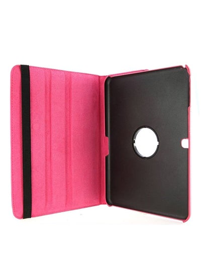 Buy 360-Degree Rotating Stand Flip Case Cover For Samsung Galaxy Tab S T800/T805 Pink in Saudi Arabia