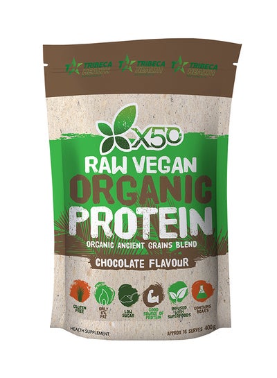 Buy Raw Vegan Organic Protein Powder Chocolate 1kg in UAE